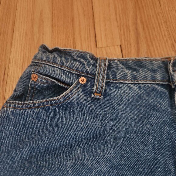 Vintage Levi’s Orange Tab 631 Straight Leg Denim Blue Wash Jeans 34x30 - Picture 3 of 8